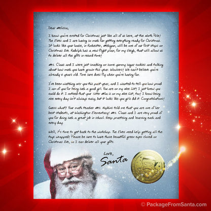 GOLD Package From Santa w/ Bonus Gifts